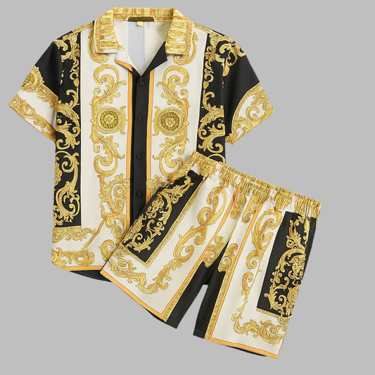 Norwin | Herren Zomerset Kurzarmshirt Mit Passender Kurzer Hose Für Den Sommer 0