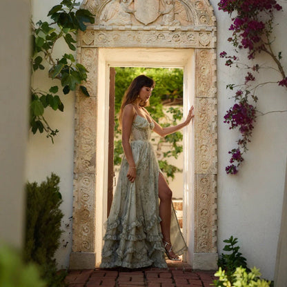 Beau | Elegantes Langes Damenkleid Für Festliche Anlässe Und Hochzeitsgäste 3