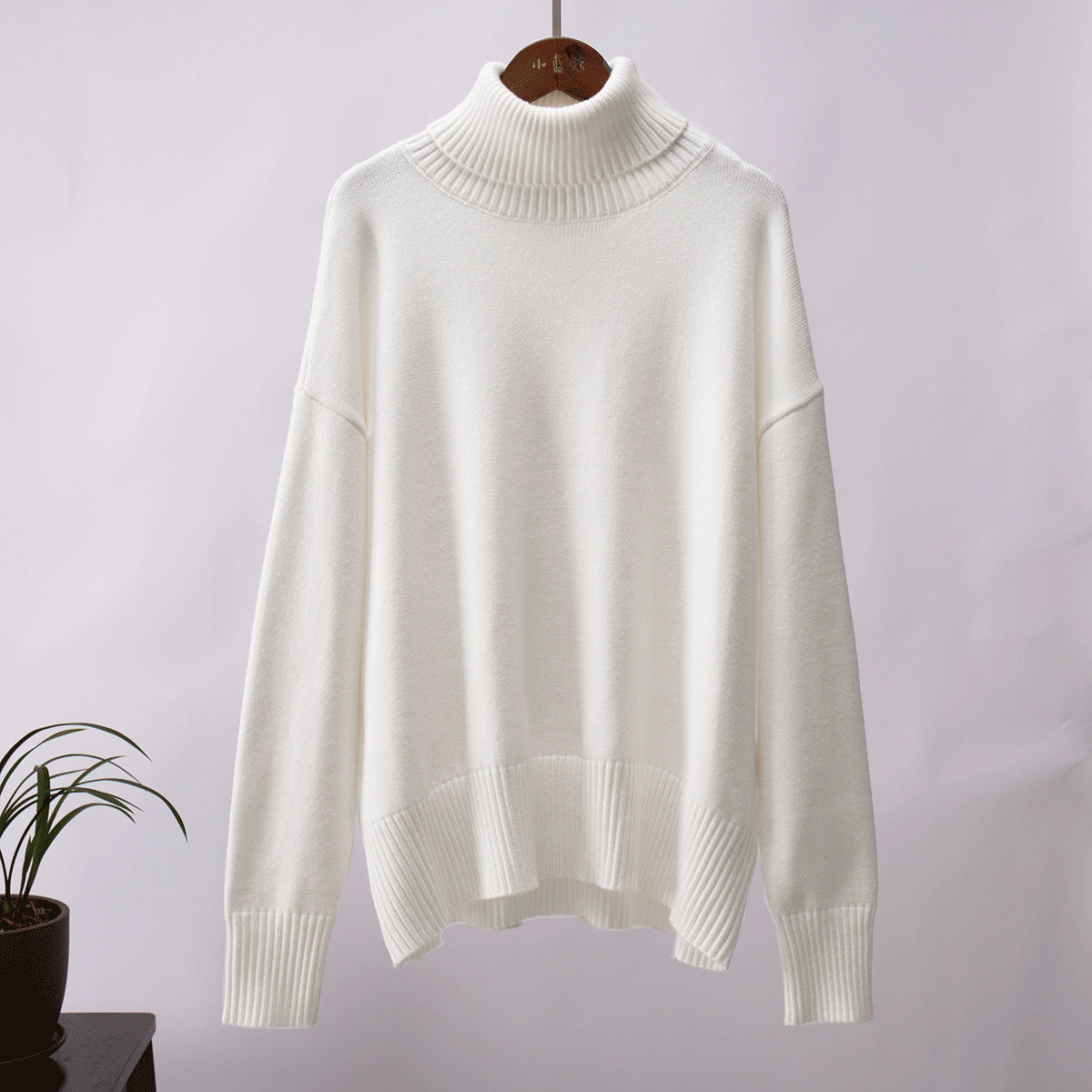 Luxurious Cashmere Roll Neck Jumper For Women Hause Lune