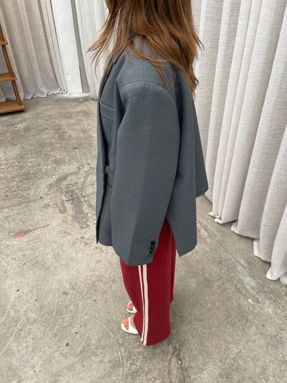 Oversized Blazer für Damen – Asymmetrisches Design, 100% Spandex 6