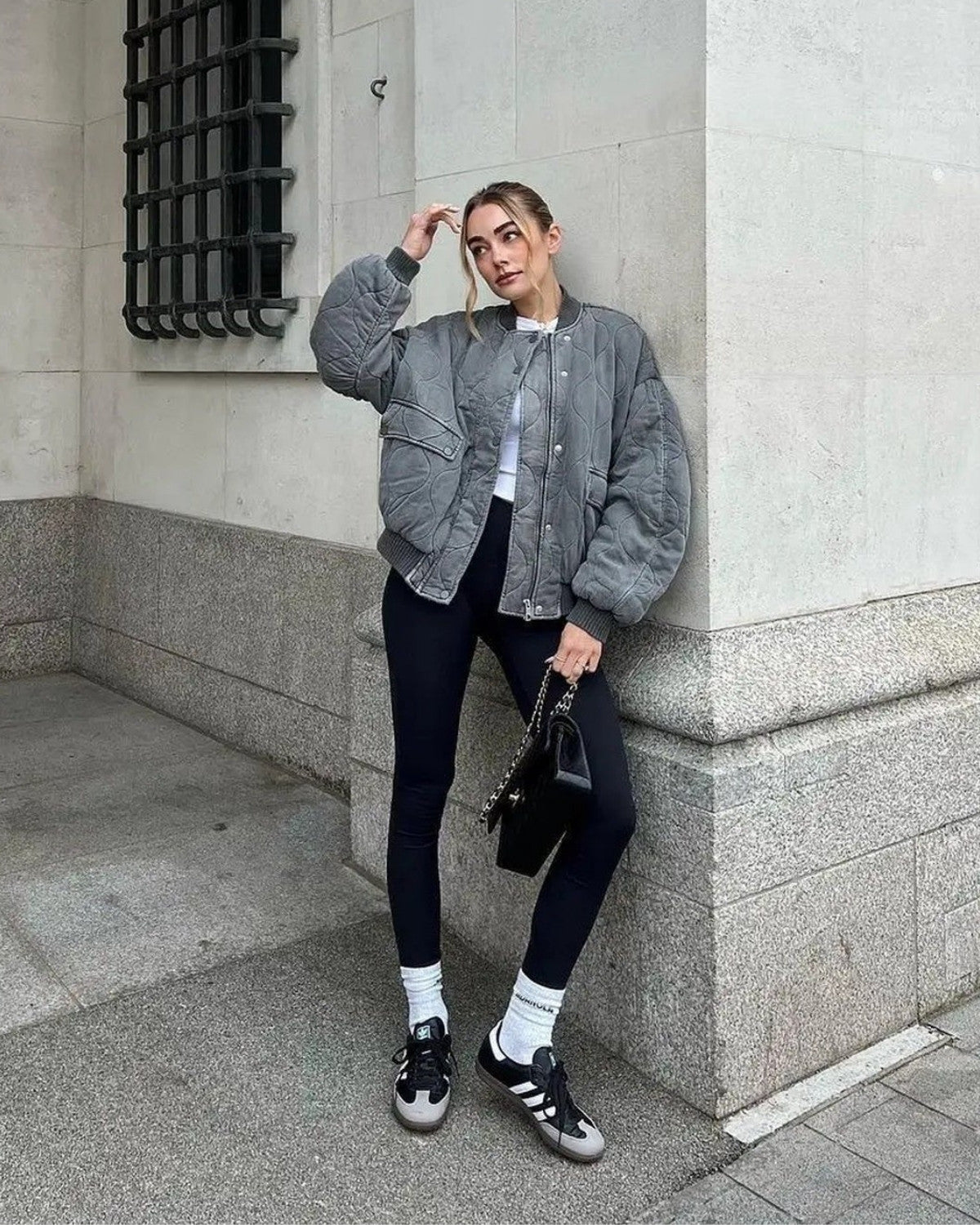 Oversized Bomberjacke für Damen – Weiche Fütterung, Trendy 3