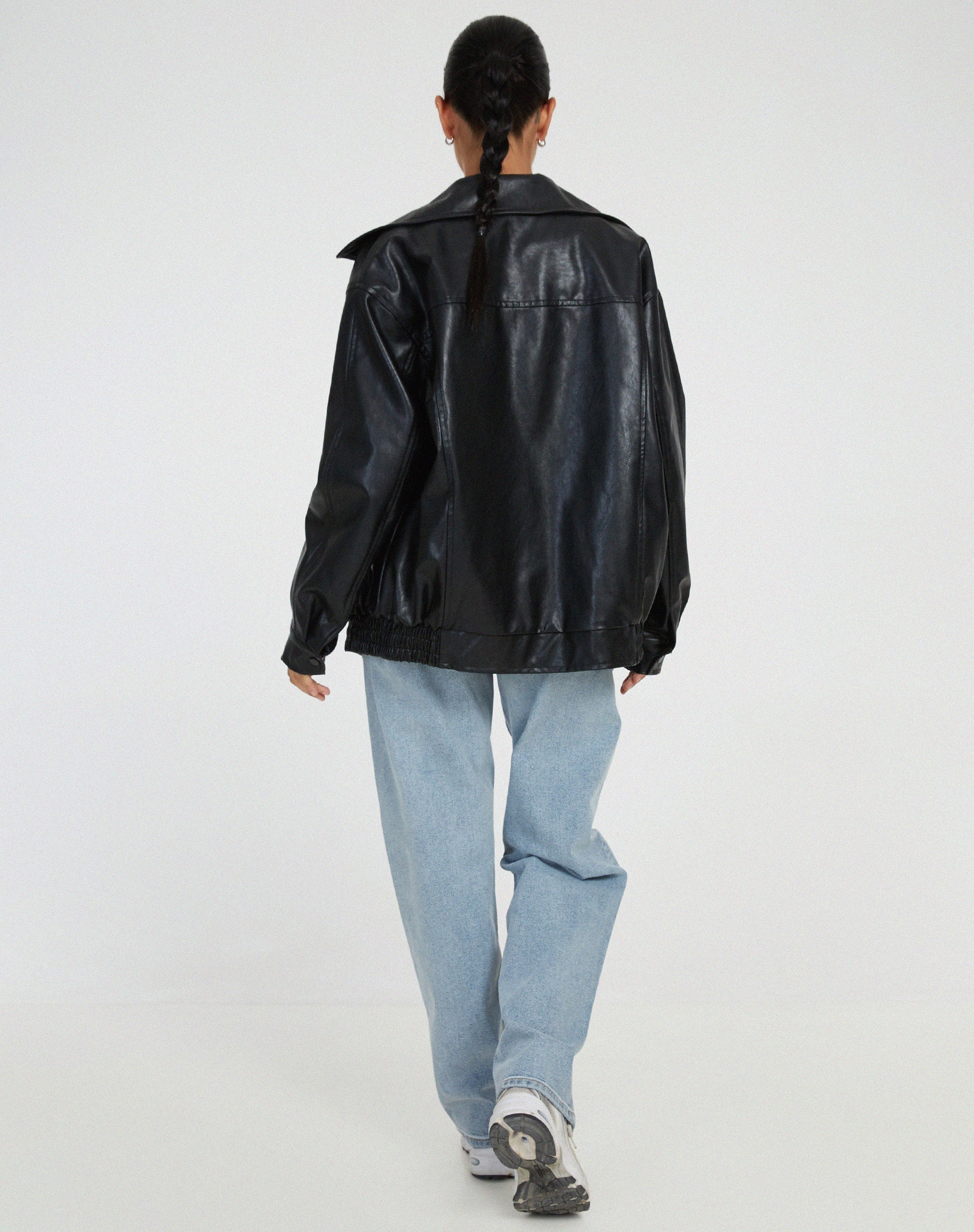 Oversized Leren Jack für Damen – Hochwertiges Leder, Vielseitig 5