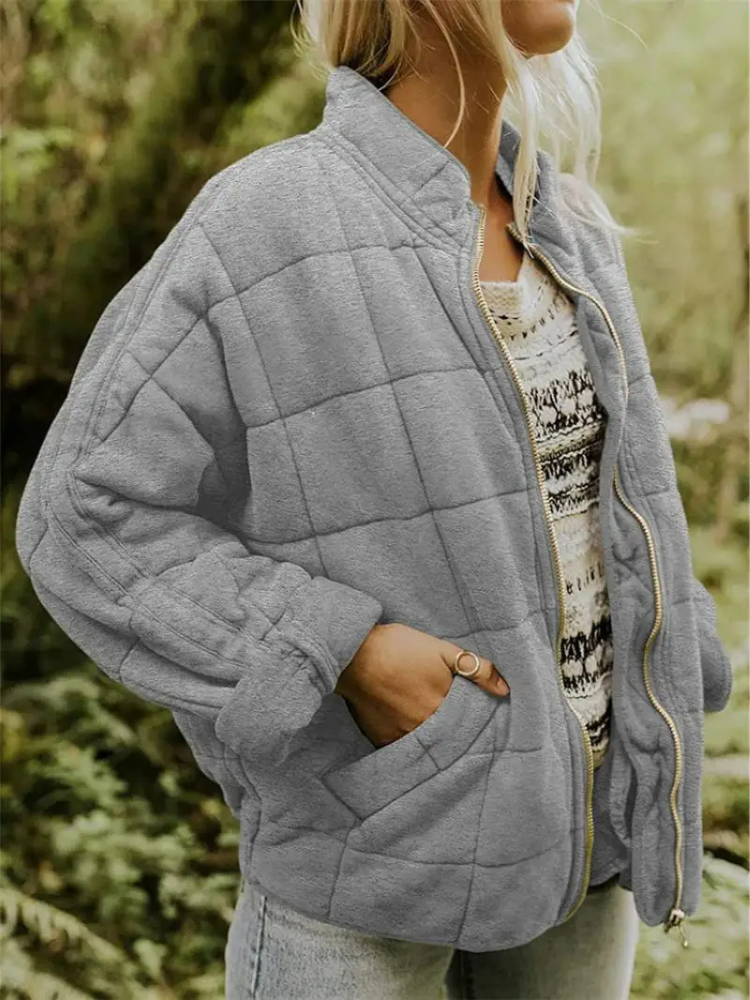 Oversized Winterjacke für Frauen – Dicke, Plüschige Stoffqualität 7
