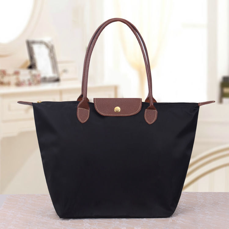 Oxnard | Elegante Schwarze Schultertasche Damen aus Hochwertigem Kunstleder 0
