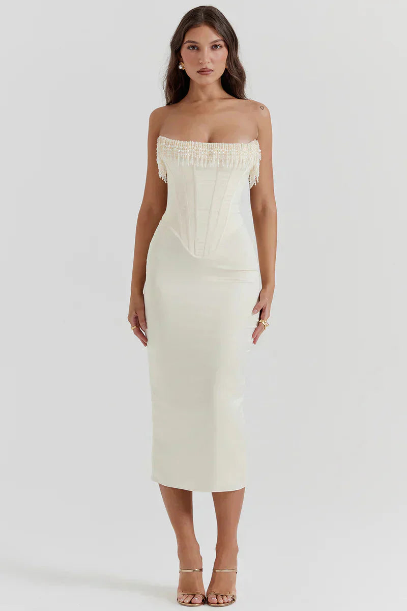 Starr | Zeitloses klassisches Korsettkleid-3
