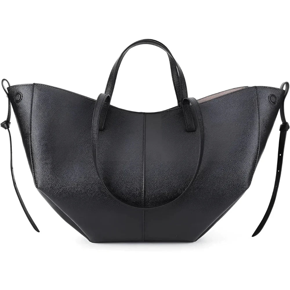 Polly | Elegante Handtasche Damen aus Luxusleder in Schwarz 6