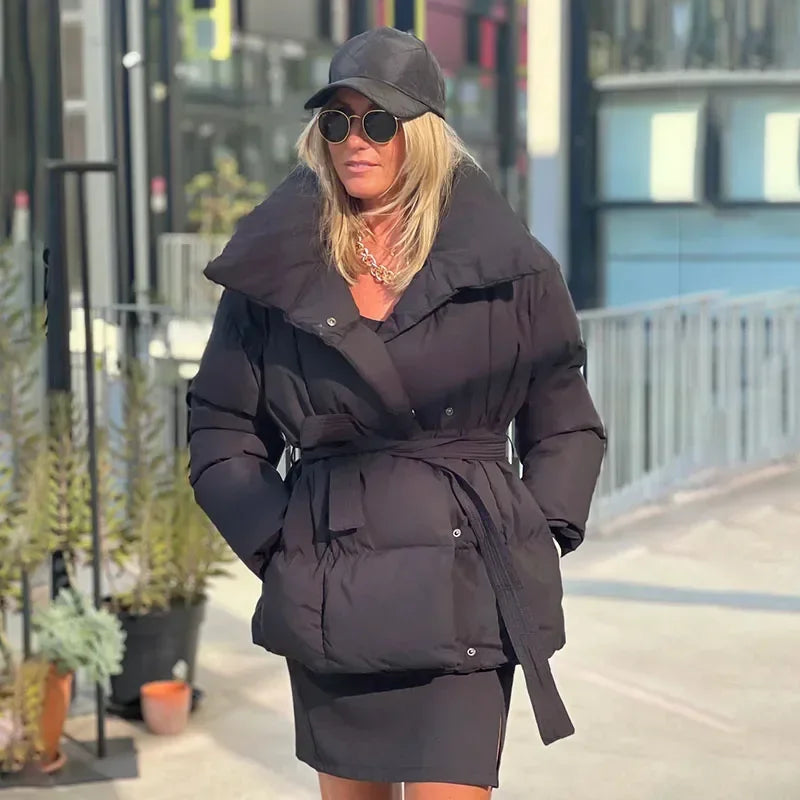 Rebecca Isolierte Winter Pufferjacke für Damen – Hochwertige Wärme, Stilvoll 2
