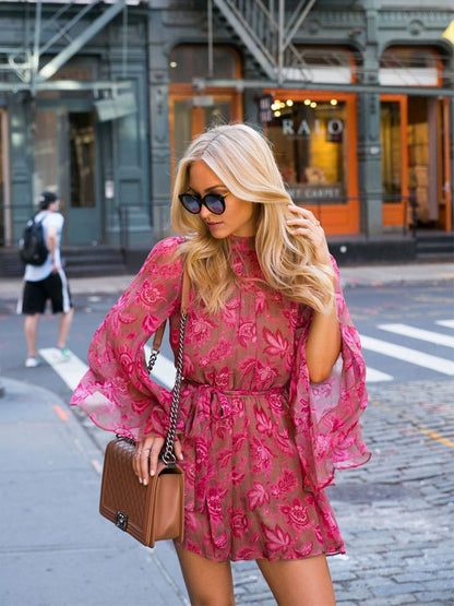 Renée | Chice Mini-Jurk mit Blumenprint 2