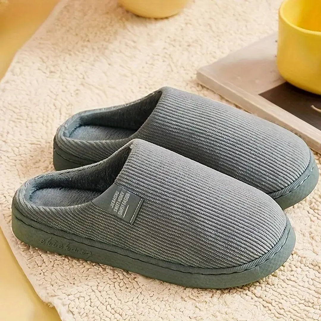 Rosela | Warme Hausschuhe Damen Slip-On Pantoffeln für Kalte Wintertage 6