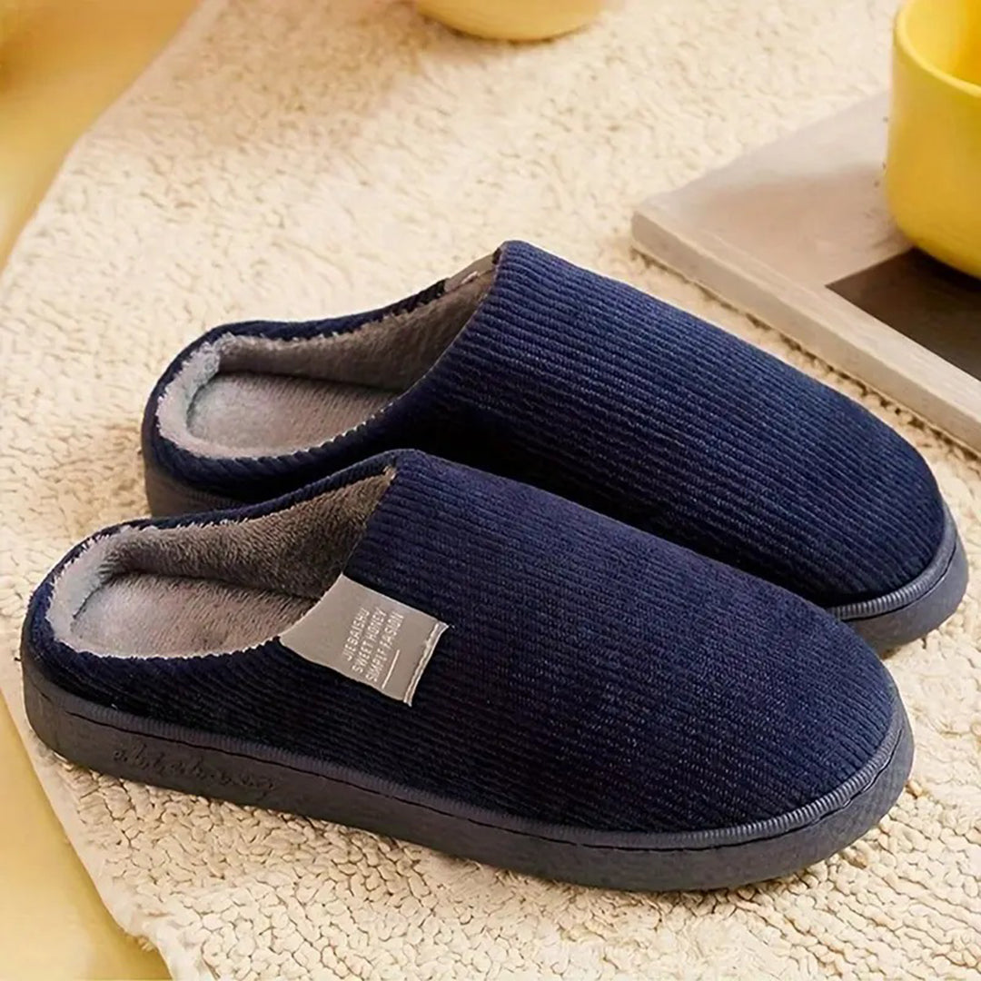 Rosela | Warme Hausschuhe Damen Slip-On Pantoffeln für Kalte Wintertage 7