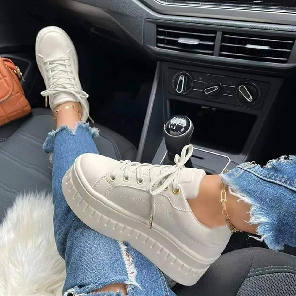Ruzanna | Damen Plateau-Sneakers Mit Elegantem Design Und Erhöhter Sohle 2