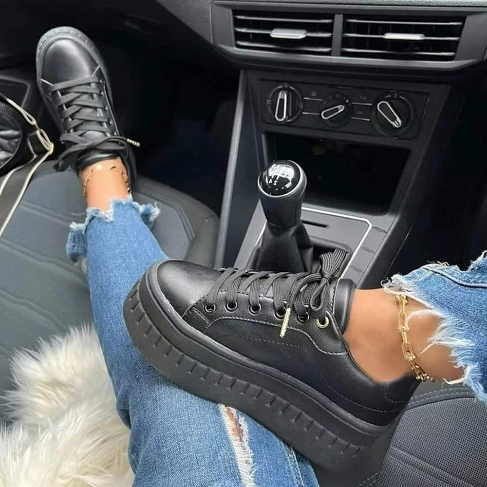 Ruzanna | Damen Plateau-Sneakers Mit Elegantem Design Und Erhöhter Sohle 4
