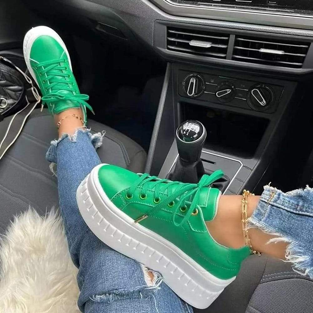 Ruzanna | Damen Plateau-Sneakers Mit Elegantem Design Und Erhöhter Sohle 5