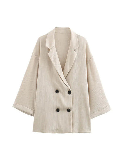 Herumn | Damenanzug Blazer und Hosen Set im Casual Stil für Büro und Freizeit 3