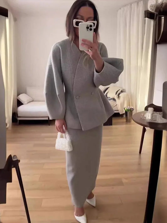 Karisa | Elegantes Blazer-Rock-Set Für Büro Und Festliche Anlässe 1