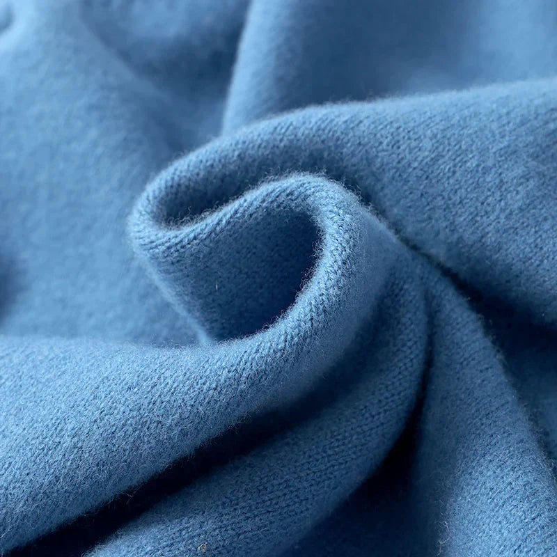 Herren klassischer Rundhals-Pullover Hause Lune