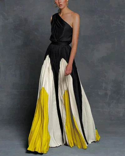 Glendel | Ein Schulter Kleid Für Frauen - Elegant Und Stilvoll-1
