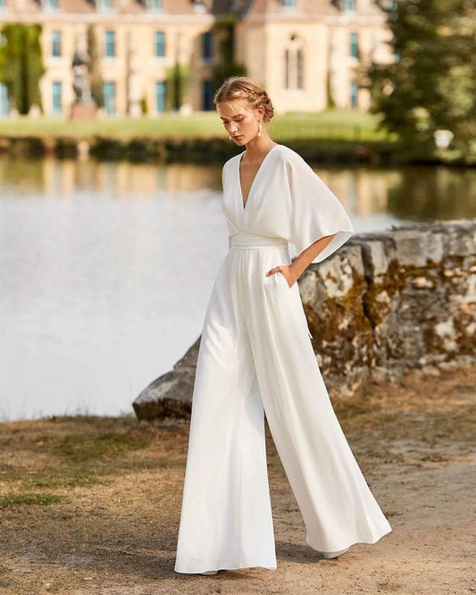 SYBIL Damen Wide-Leg Anzug – Eleganter Schnitt, Bequeme Passform 0