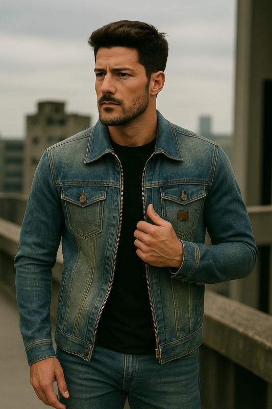 Sage | Jeansjacke Mit Knopfverschluss Und Brusttaschen 1