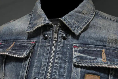 Sage | Jeansjacke Mit Knopfverschluss Und Brusttaschen 6