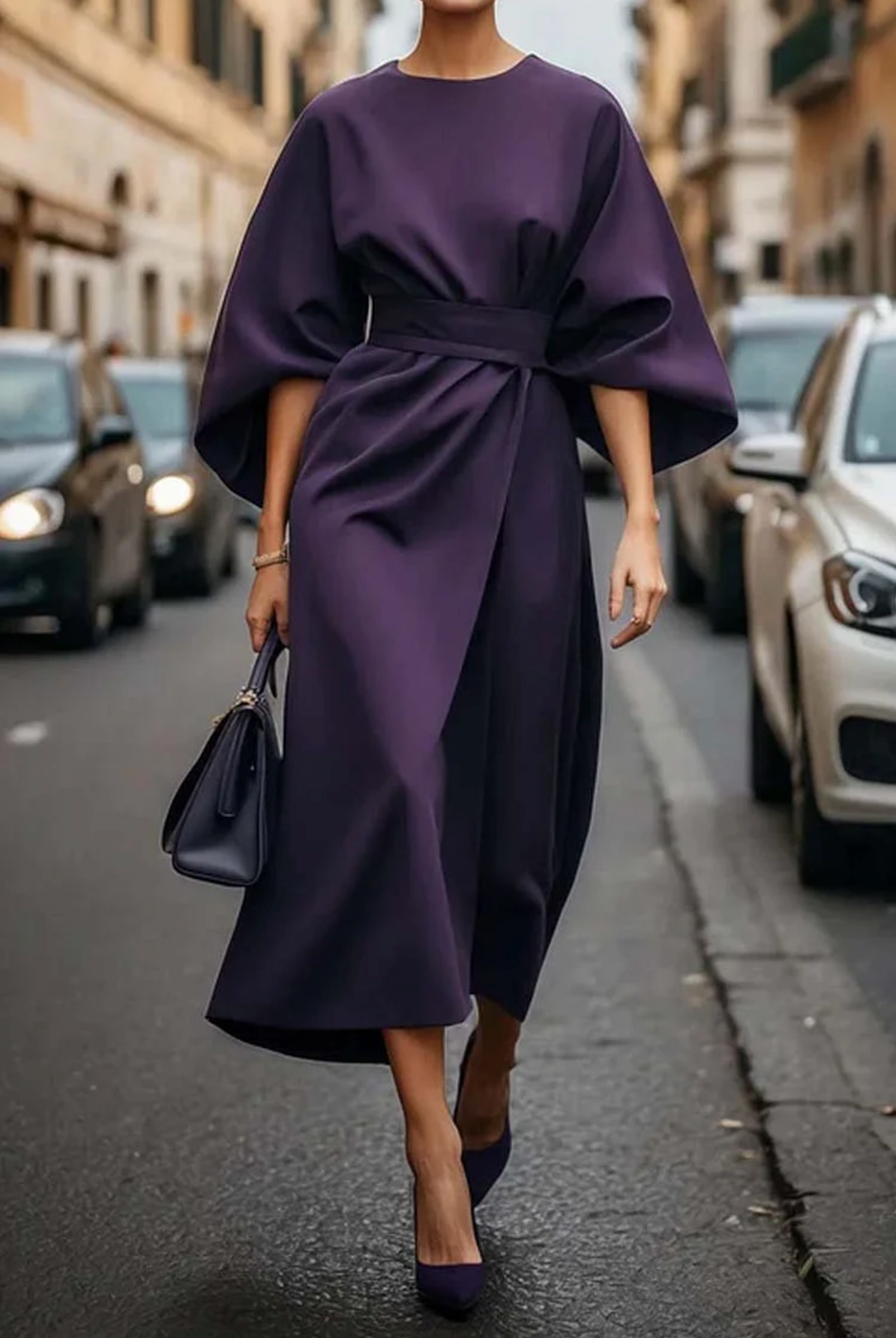 Sophia | Elegantes Festliches Kleid für Damen mit Fließenden Linien-6