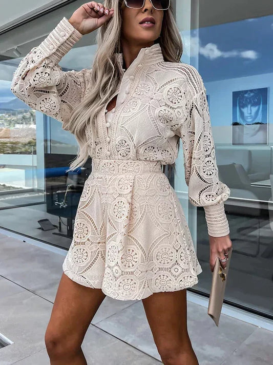 Zweiter-Weg | Leichtes Boho Set mit Hohlen Details für Damen im Sommer-Chic 2