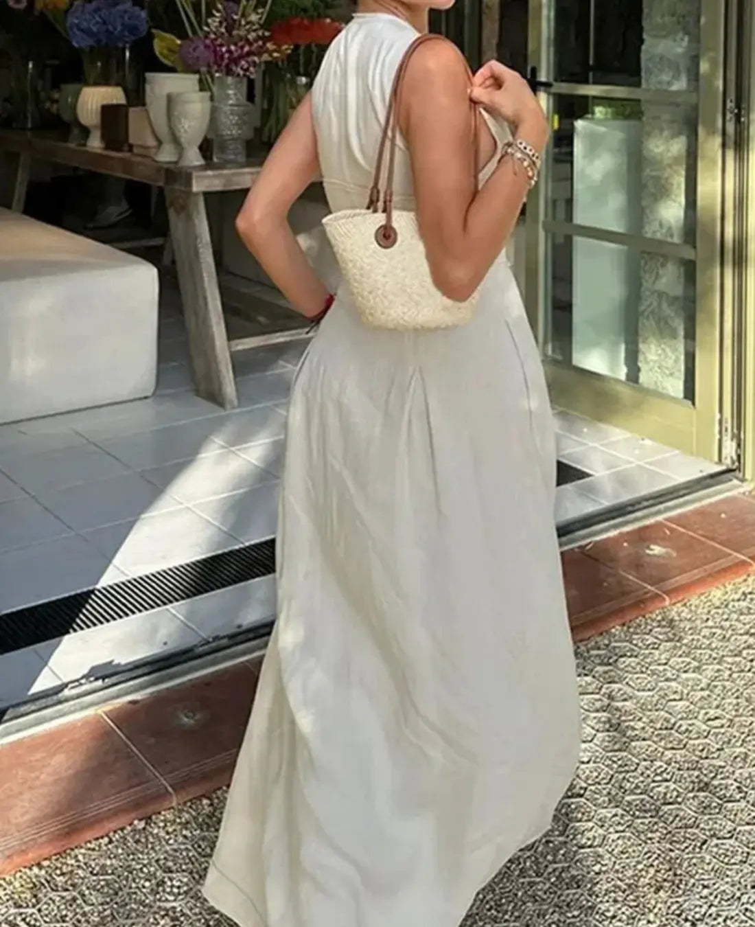 Sophie | Elegante Maxi-Jurk Mit Rits Für Sommerliche Anlässe 2
