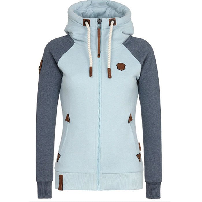Sportlicher Damen Hoodie mit Reißverschluss – Warm, Bequem und Modern 4