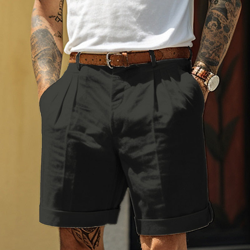 Steve's Herren Leinen Shorts – Bequem und Atmungsaktiv 4