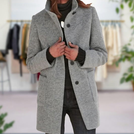 Stilvolle Damenjacke – Hochwertiger Stoff, Bequem und Warm 0