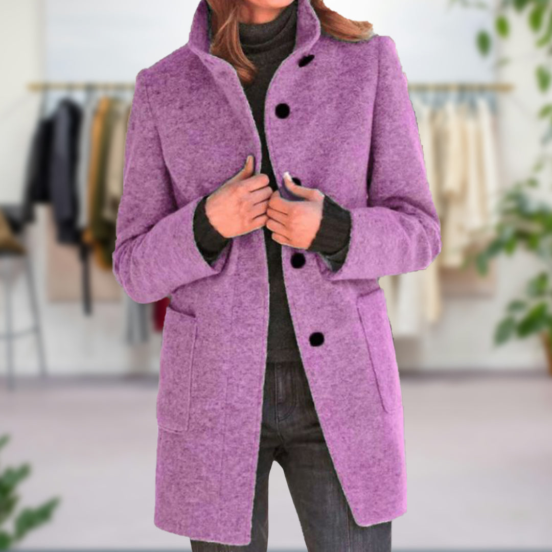 Stilvolle Damenjacke – Hochwertiger Stoff, Bequem und Warm 4