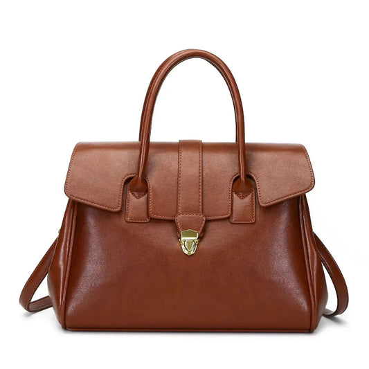 Strukturierte Bürotasche aus PU-Leder mit abnehmbaren Schulterriemen – Elegante Damen- und Herren-Bürotasche für Business-Meetings 0