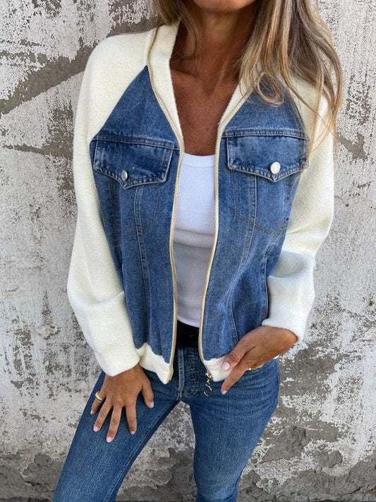 Stylische Damenjacke – V-Hals, Bequemer Schnitt, Ideal für Herbst 0
