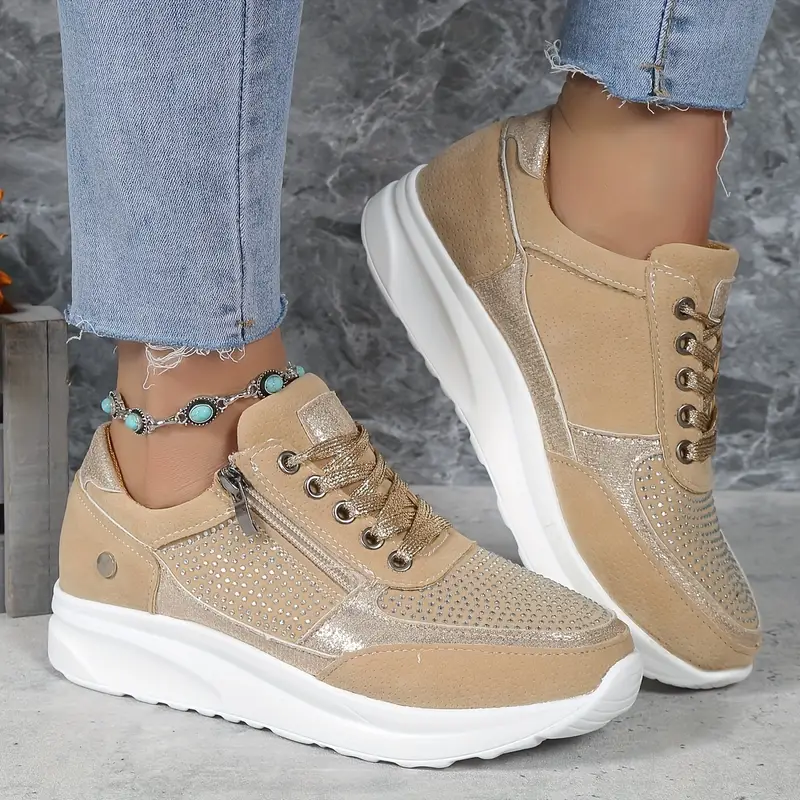 Stylish Damen Sneakers – Bequeme Textilien, Optimaler Komfort 3