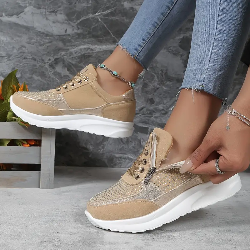 Stylish Damen Sneakers – Bequeme Textilien, Optimaler Komfort 4
