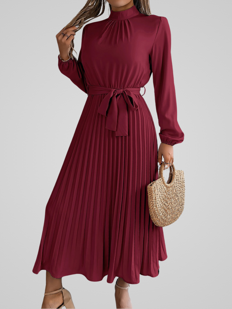Variant image for Tamara | Elegantes Maxikleid Langarm Für Sommerliche Anlässe-9