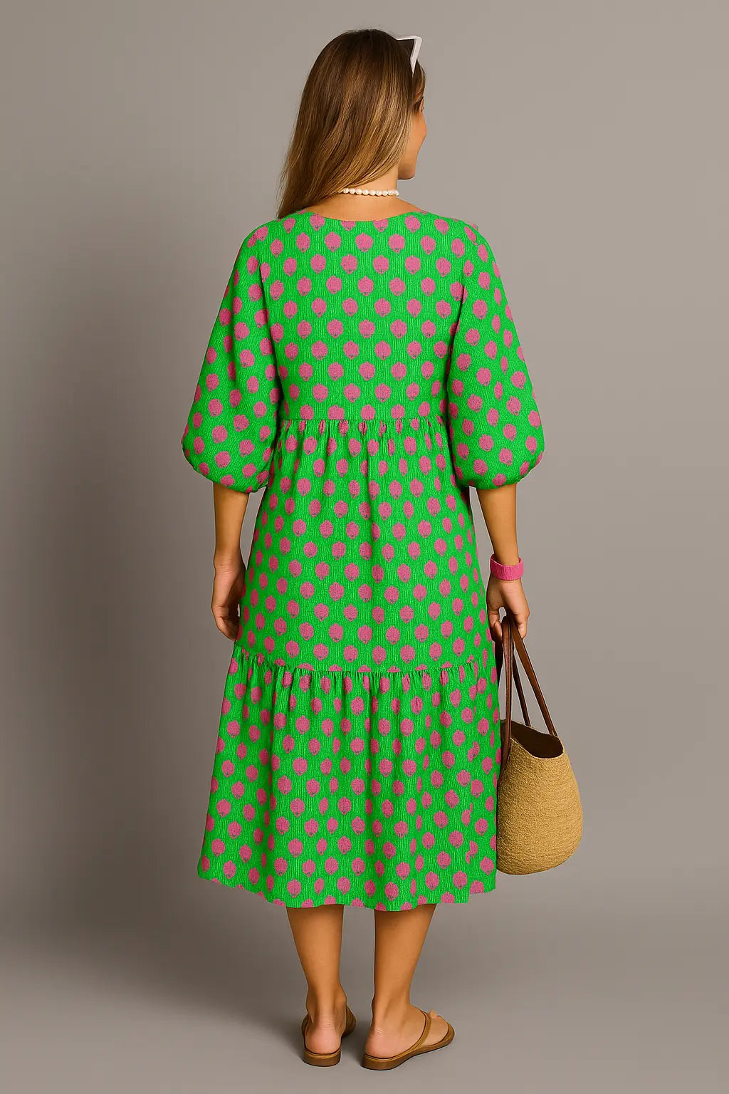Tania | Boho Maxi Kleid für Damen mit Blumenmuster – Ideal als Maxikleid für Sommer und festliche Anlässe 2