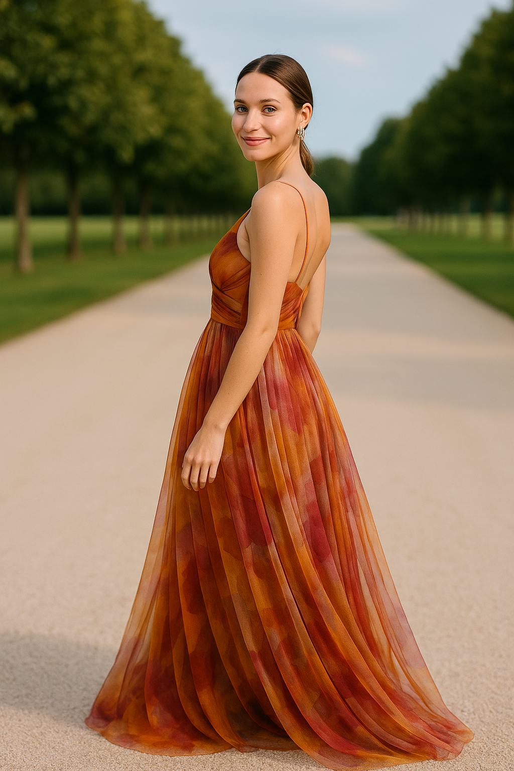 VIQA | Sexy V-Hals Rückenlose Maxi-Jurk für Damen mit Spaghettiträgern 4