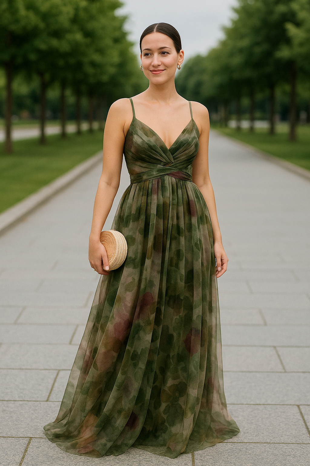 VIQA | Sexy V-Hals Rückenlose Maxi-Jurk für Damen mit Spaghettiträgern 5