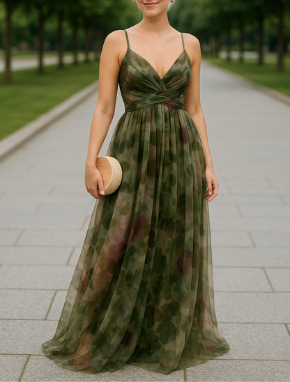 VIQA | Sexy V-Hals Rückenlose Maxi-Jurk für Damen mit Spaghettiträgern 8