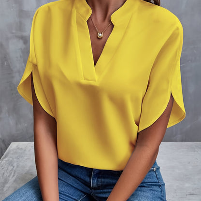 Variant image for Vivi | Leichte Damenbluse Mit V-Ausschnitt & Off-Shoulder Stil für Frühling-31