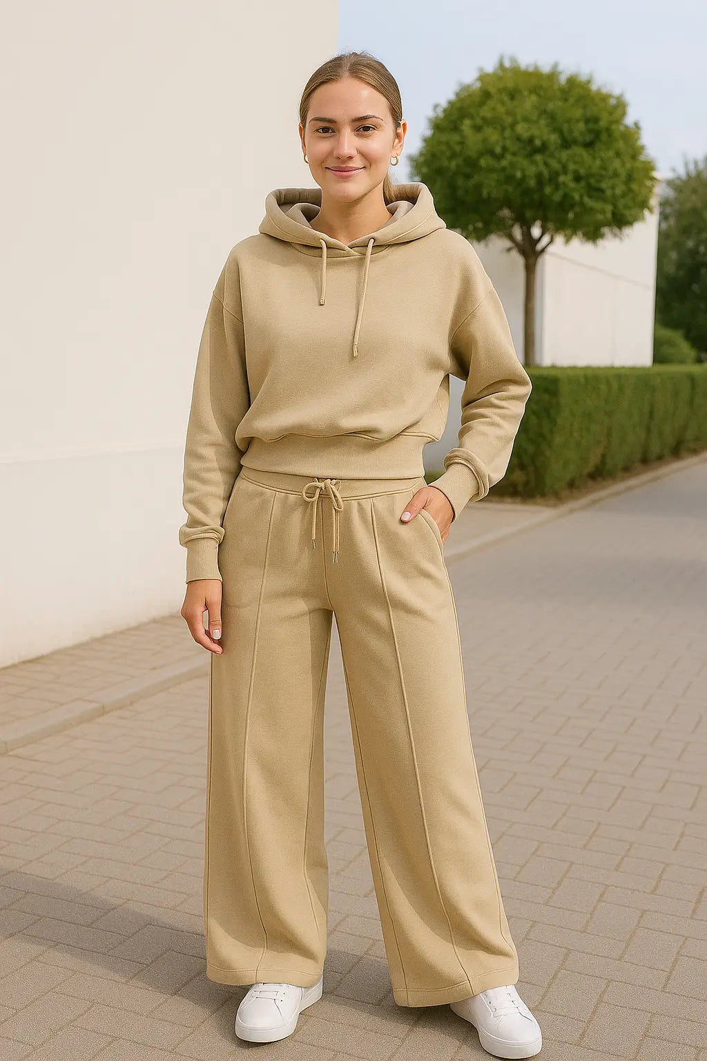 Vero – Dames Trainingspak | Comfortabel, Effen Kleur, Casual Hause Lune