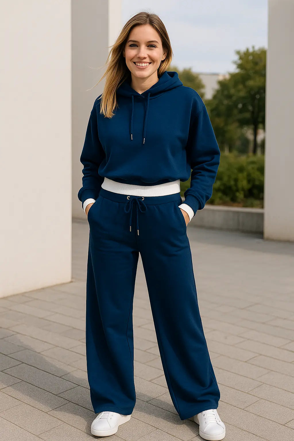 Vero – Dames Trainingspak | Comfortabel, Effen Kleur, Casual Hause Lune