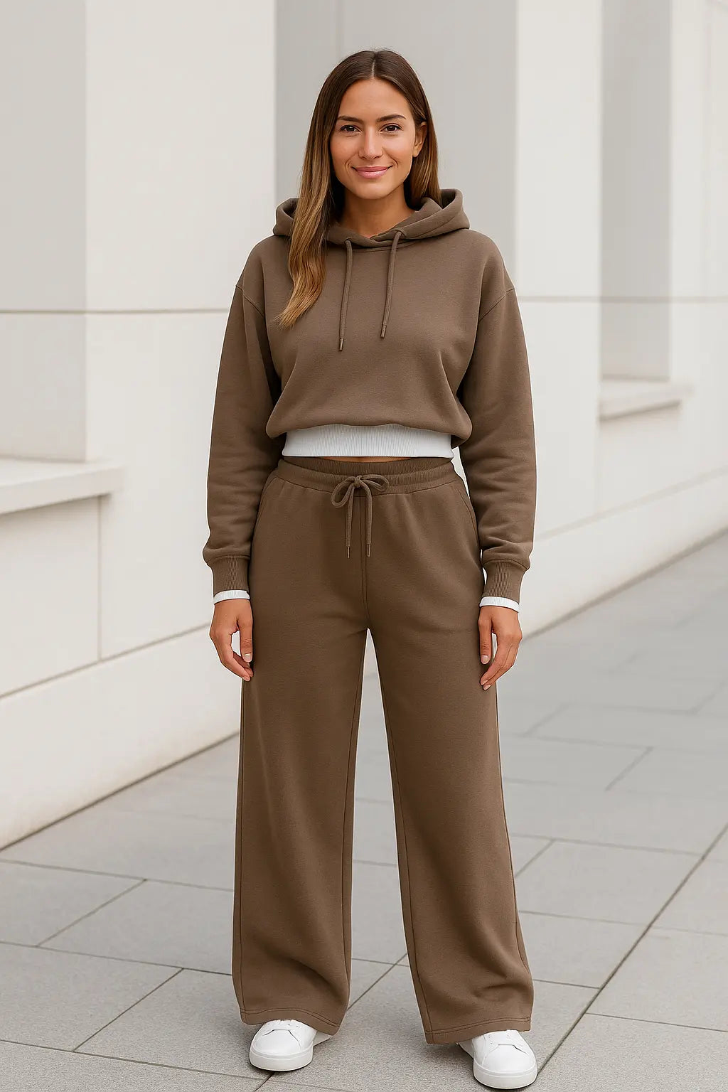 Vero – Dames Trainingspak | Comfortabel, Effen Kleur, Casual Hause Lune