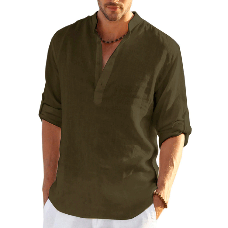 Variant image for James | Leinen Hemd Herren - Elegantes Sommer Hemd Langarm-49