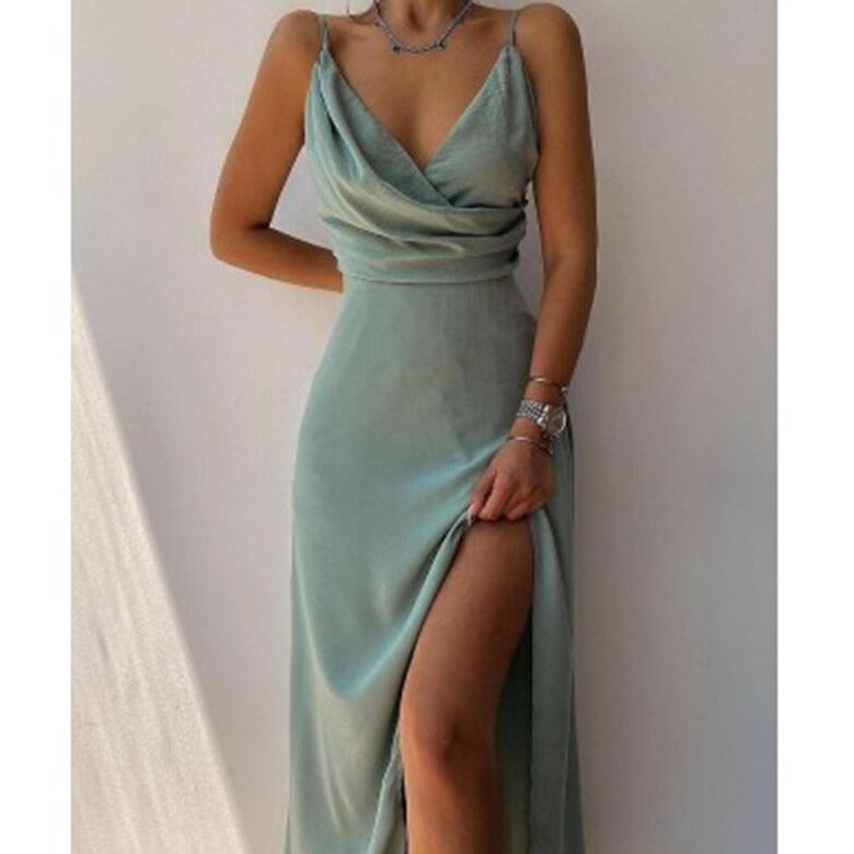 Yasmine | Elegantes Satin Abendkleid für Hochzeiten und Galas 4