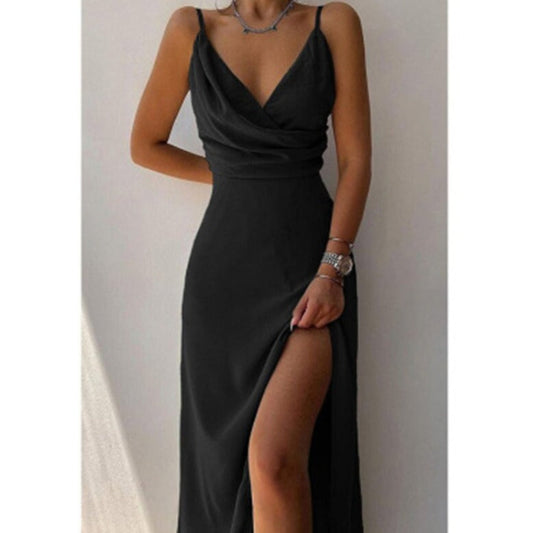 Yasmine | Elegantes Satin Abendkleid für Hochzeiten und Galas 1