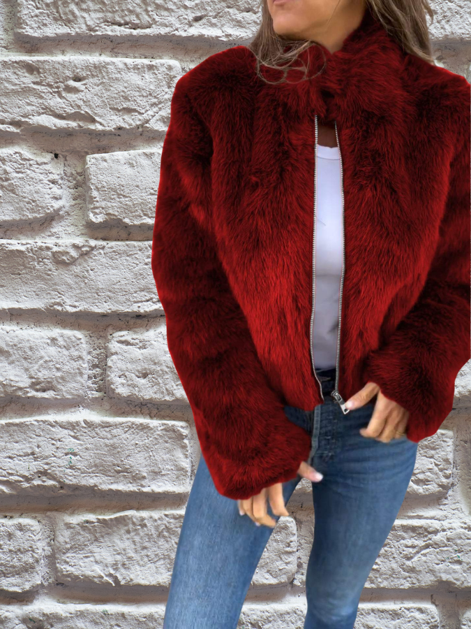 Warme Herbstjacke für Damen – Hochwertiger Stoff, Modisch 2