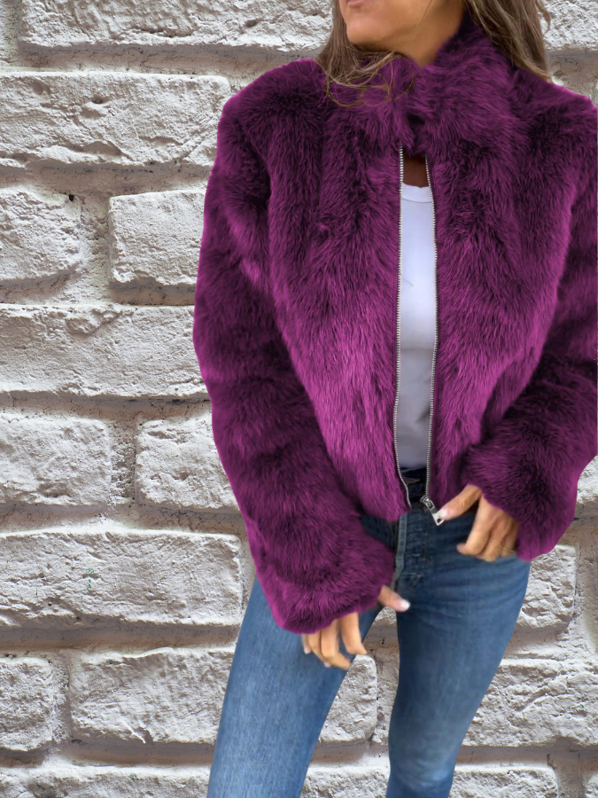 Warme Herbstjacke für Damen – Hochwertiger Stoff, Modisch 3
