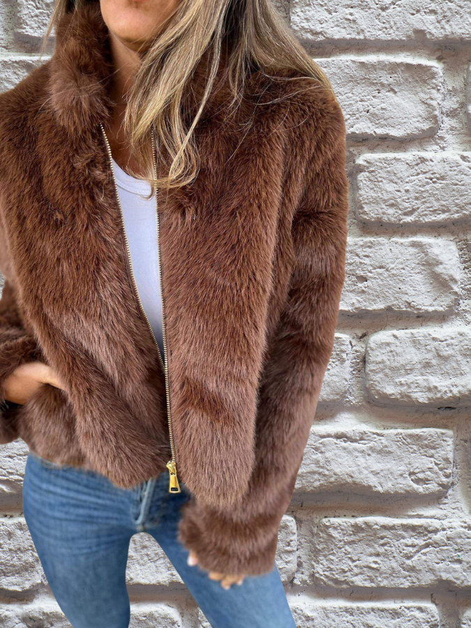 Warme Herbstjacke für Damen – Hochwertiger Stoff, Modisch 7
